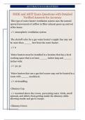 NHIE and AHIT Exam Questions with Detailed  Verified Answers for Accuracy 