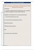 NSC 232 Exam 2 Questions with Detailed Verified  Answers for Accuracy