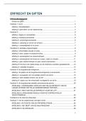 VOLLEDIGE samenvatting erfrecht en giften &lpar;nieuwe editie 2025&rpar;&colon; H&period; Thijs &lpar;8&sol;10 eerste zit&rpar;
