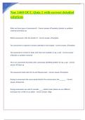 Nur 1460 OCC-Quiz 1 with correct detailed solutions