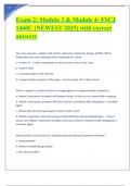 NUR 1460 Exam 2 Module 3 & 4- FSCJ 1460C &lpar;NEWEST 2025&rpar; with correct answers 