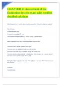 CHAPTER 61 Assessment of the Endocrine System exam with verified detailed solutions