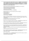 EXCEL IKM TEST 2025 WITH ACTUAL CORRECT QUESTIONS AND VERIFIED DETAILED ANSWERS &vert;FREQUENTLY TESTED QUESTIONS AND SOLUTIONS&vert;ALREADY GRADED A&plus;&vert;LATEST UPDATE &vert;GUARANTEED PASS