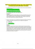 Maternal & Child Health Nursing&colon; Care of the Childbearing & Childrearing Family 8th Edition By&colon; JoAnne Silbert-Flagg&period;
