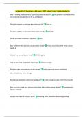 Cardiac NCLEX Questions and Answers 100&percnt; Solved&vert; Latest Update Graded A&plus; 