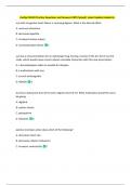 Cardiac NCLEX Practice Questions and Answers 100&percnt; Solved&vert; Latest Update Graded A&plus;