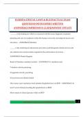 FLORIDA DENTAL LAWS & RULESACTUAL EXAM QUESTIONS WITH EXPERT WRITTEN ANSWERS&sol;COMPRENSIVE GUIDE&sol;NEWEST UPDATE