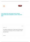 CCHT PRACTICE TEST MULTIPLE CHOICE QUESTIONS AND ANSWERS LATEST UPDATES 2025