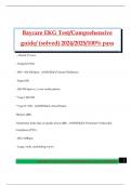 Baycare EKG Test&sol;Comprehensive guide&sol; &lpar;solved&rpar; 2024&sol;2025&sol;100&percnt; pass