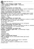 NURS 432 Final Exam