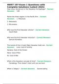 HWST 107-Exam 1 Questions with Complete Solutions &lpar;Latest 2025&rpar;