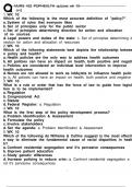 NURS 432 Final Exam