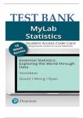 Essential Statistics &ndash; Robert N&period; Gould&comma; Colleen Ryan&comma; Rebecca Wong &lpar;3rd Edition&rpar; &ndash; Complete Test Bank with Answers