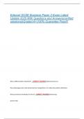Edexcel GCSE Business Paper 2 Exam Latest  Update 2025 With Questions and Answers&lpar;verified  solutions&rpar;&vert;Graded A&plus;&vert;100&percnt; Guarantee Pass&excl;&excl;&excl; 