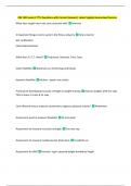 KIN 1301 exam 2 TTU Questions with Correct Answers&vert; Latest Update Guaranteed Success