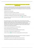 Six Sigma Black Belt Session 11 Exam Questions with Correct Answers&vert; Latest Update  Guaranteed Success 