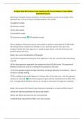 Six Sigma Black Belt Session 6 Exam Questions with Correct Answers&vert; Latest Update  Guaranteed Success 