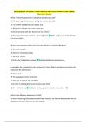 Six Sigma Black Belt Session 5 Exam Questions with Correct Answers&vert; Latest Update  Guaranteed Success