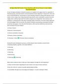 Six Sigma Black Belt Session 2 Exam Questions with Correct Answers&vert; Latest Update  Guaranteed Success 