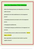 Coso Test Questions With Solutions &vert; Premium Verified Expert Solutions