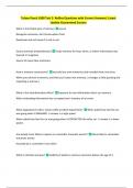 Tulane Psych 1000 Test 2- Rollins Questions with Correct Answers&vert; Latest  Update Guaranteed Success