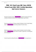 PHIL 101 Final Exam JMU Yates 2025&vert; Actual Exam With 100&percnt; Verified Questions And Correct Answers