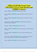 MBLEX   Bundled Exam Questions WITH  CORRECT Answers