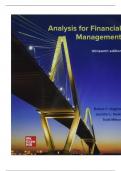 TEST BANK FOR Analysis for Financial Management  13th Edition by Robert C&period; Higgins&comma; Jennifer Koski&comma; Todd Mitton  ISBN&colon; 978-1260772364  COMPLETE GUIDE ALL CHAPTERS COVERED 100&percnt; VERIFIED A&plus; GRADE ASSURED&excl;&excl;&excl;&excl;NEW LATEST UPDATE&excl;&excl;&excl;&excl;