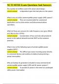 NCTI MTIII Exam Questions And Answers&period;docx