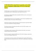 CCHP-MH &lpar;2025&rpar; comprehensive questions and verified answers &lpar;detailed & elaborated&rpar; ACTUAL EXAM 2025 TEST&excl;&excl;