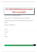 ALL THE COMSAE&lpar;Already Graded 100&percnt; Correct&rpar;2025