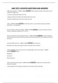 L&M TEST 2 UPDATED QUESTIONS AND ANSWERS