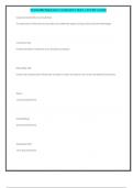 PATHOPHYSIOLOGY CONCEPTS TEST 3 STUDY GUIDE