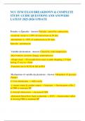 NCC EFM EXAM BREAKDOWN & COMPLETE STUDY GUIDE QUESTIONS AND ANSWERS LATEST 2025-2026 UPDATE
