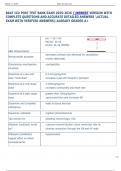 BKAT ICU POST TEST BANK EXAM 2025-2026 NEWEST VERSION WITH  COMPLETE QUESTIONS AND ACCURATE DETAILED ANSWERS ACTUAL  EXAM WITH VERIFIED ANSWERS&vert;&vert;ALREADY GRADED A&plus; 
