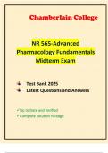  NR 565 Advanced Pharmacology Fundamentals Midterm Exam Test Bank 2026 Latest Questions and Answers
