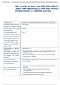 PADI Enriched Air Diver Exam 2025-2026 UPDATE &vert;  LATEST EXAM VERSION QUESTIONS WITH VERIFIED  ANSWES GRADED A&plus; ASSURED SUCCESS