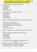 A&P CHAPTER 1 EXAM WITH ALL CORRECT & VERIFIED ANSWERS &lpar;UPDATED TO PASS&rpar;