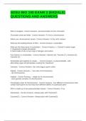 SDSU BIO 100 EXAM 3 &lpar;EKDALE&rpar; QUESTIONS AND ANSWERS