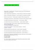 SDSU BIO 100 TEST 3 QUESTIONS WITH COMPLETE SOLUTIONS 