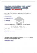 DBIA Exam 3 2025 &ndash; Latest Actual Questions & Correct Answers &lpar;100&percnt; Verified&rpar;