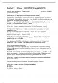 BADM 211 - EXAM 2 QUESTIONS & ANSWERS