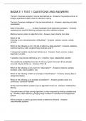 BADM 211 TEST 1 QUESTIONS AND ANSWERS