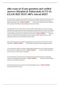 nfhs exam set Exam questions and verified answers &lpar;Detailed & Elaborated&rpar; ACTUAL EXAM 2025 TEST 100&percnt; Solved 2025&excl;&excl;