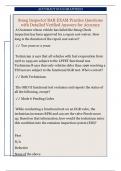 Smog Inspector BAR EXAM Practice Questions  with Detailed Verified Answers for Accuracy 