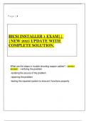 BICSI INSTALLER 1 EXAM&vert;&vert; &vert;NEW 2025 UPDATE WITH COMPLETE SOLUTION&period;
