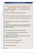 The Great Gatsby&colon; Chapter 1 Questions with  Detailed Verified Answers for Accuracy