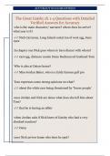 The Great Gatsby ch 1-4 Questions with Detailed  Verified Answers for Accuracy 