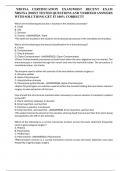 NBSTSA CERTIFICATION EXAM&sol;MOST RECENT EXAM NBSTSA &vert;MOST TESTED QUESTIONS AND VERIFIED ANSWERS WITH SOLUTIONS&vert; GET IT 100&percnt; CORRECT&excl;&excl;