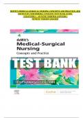 DEWIT'S MEDICAL-SURGICAL NURSING CONCEPTS AND PRACTICE&comma; 4TH EDITION BY STROMBERG&vert; COMLETE TEST BANK GUIDE  &vert; CHAPTERS 1 &ndash; 49 WITH VERIFIED ANSWERS &vert;  NEWEST VERSION 2024&sol;2025